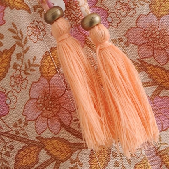 Gypsy Boho Vintage Floral Blouse - Picture 12 of 14